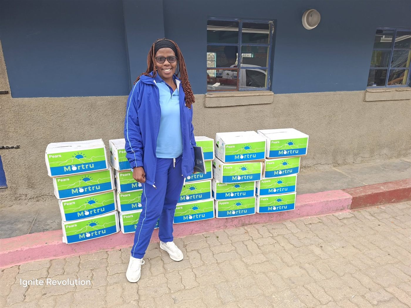 Delivering donated boxes