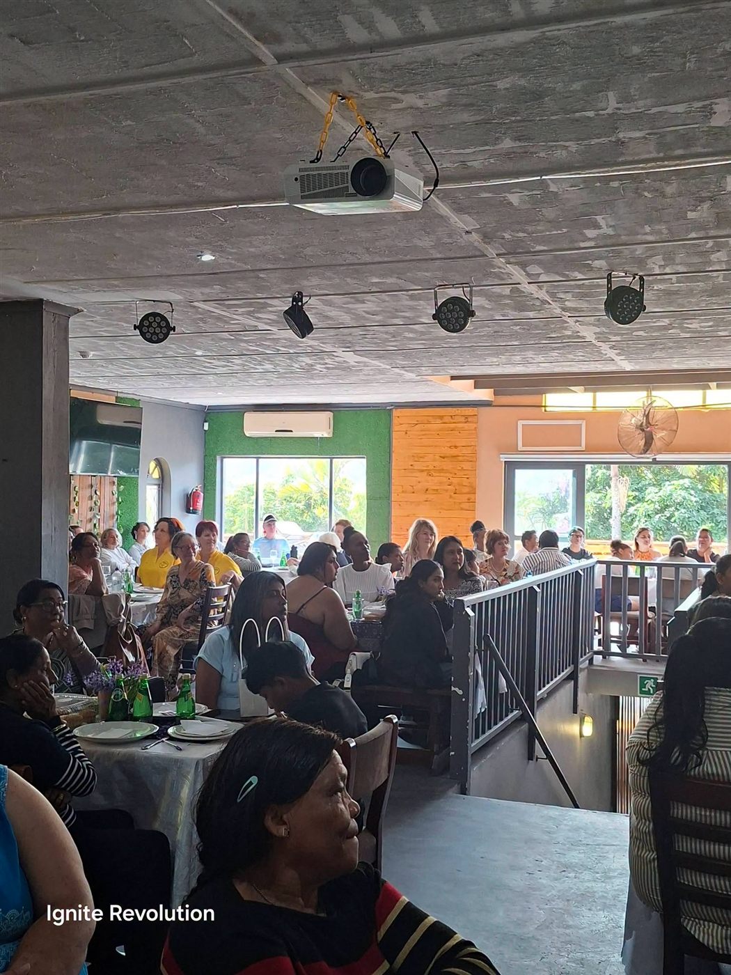 A full room for the women's event